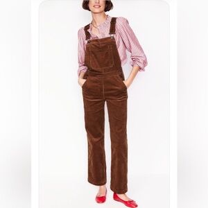 Boden Brown Corduroy Overalls